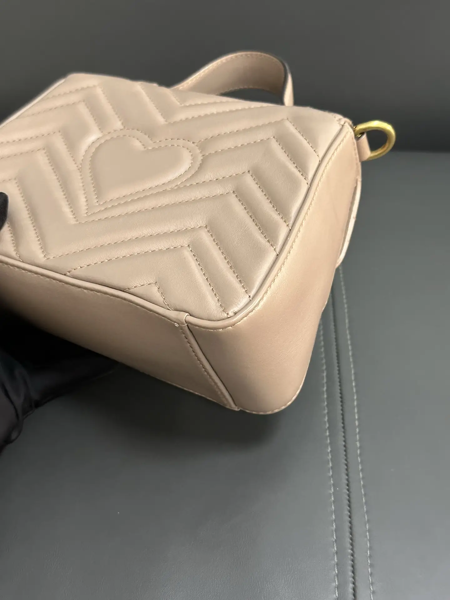 GUCCI GG Marmont Small Top Handle Bag GUCCI GG Marmont Small Top Handle Bag