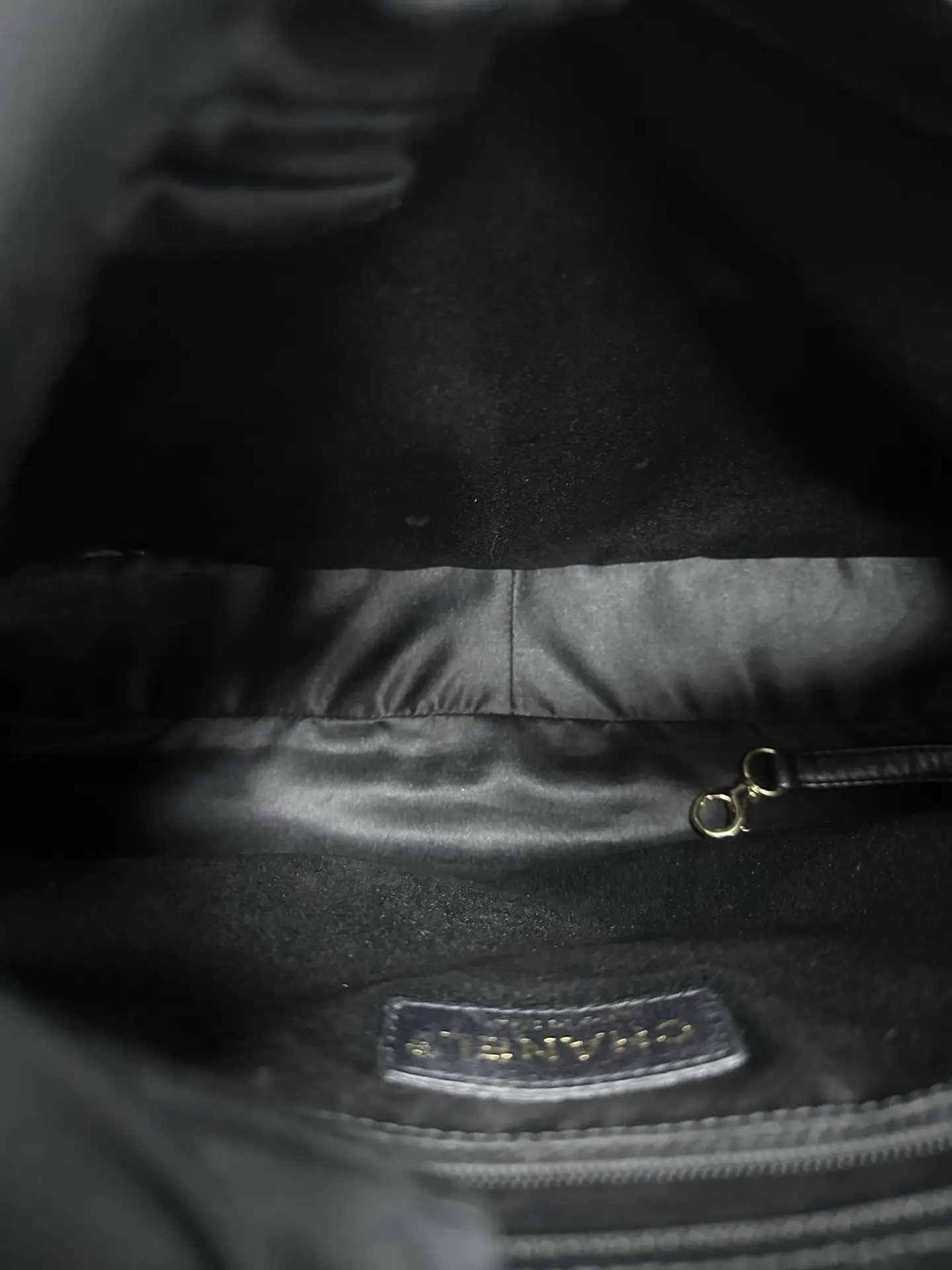 CHANEL Grand Shopping Tote in Black Caviar Leather CHANEL Grand Shopping Tote in Black Caviar Leather