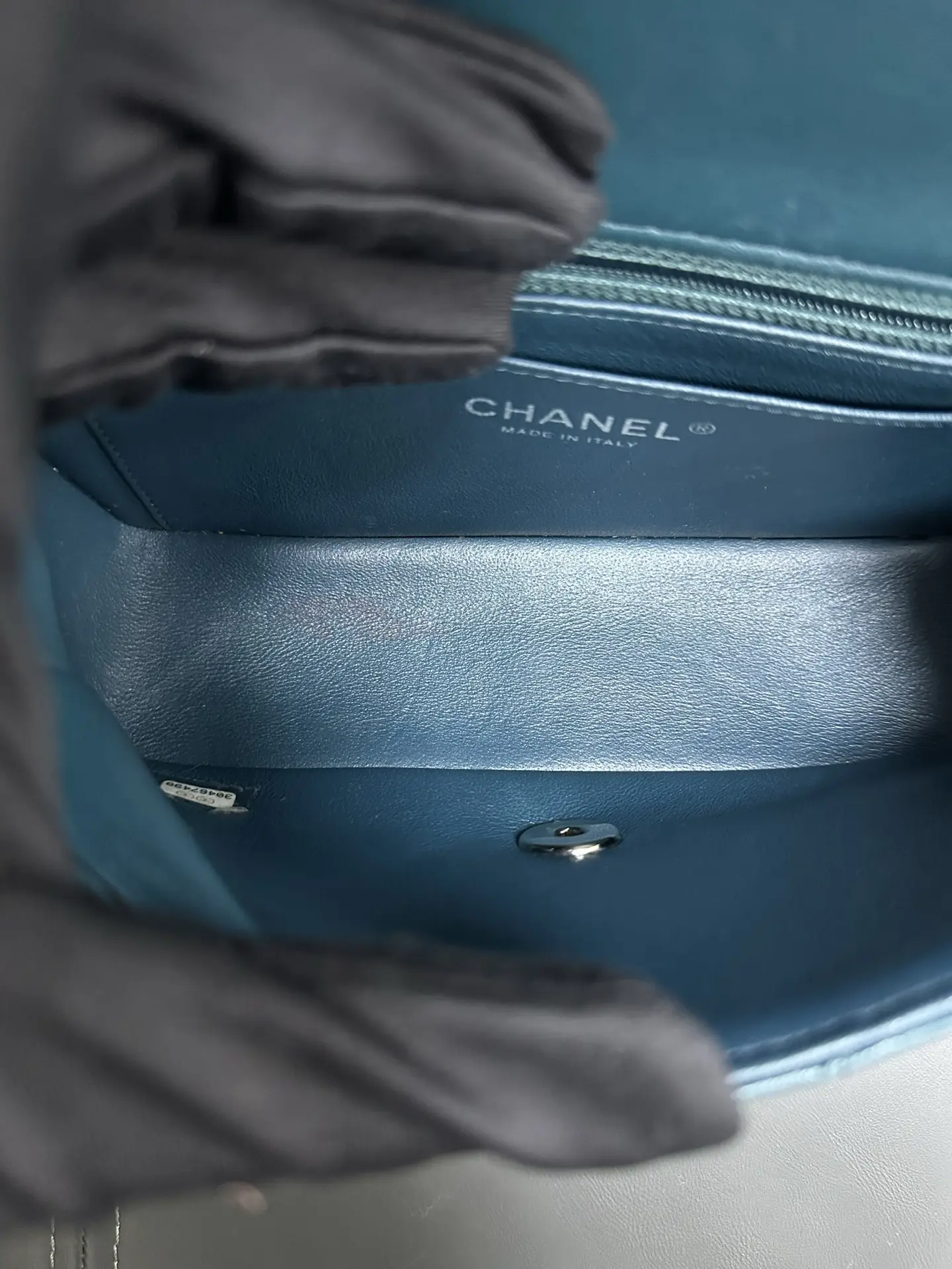 CHANEL Malachite Quilted Lambskin Mini Rectangular Classic Flap CHANEL Malachite Quilted Lambskin Mini Rectangular Classic Flap