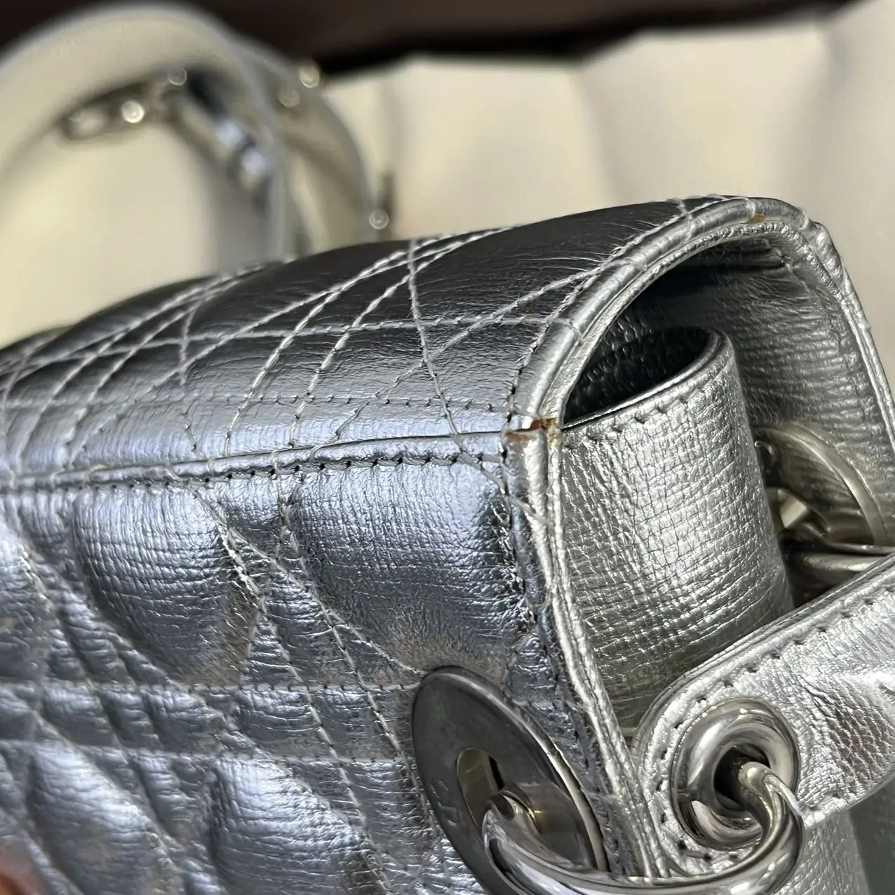 DIOR Small Lady Dior Metallic Grained Calfskin My ABC Bag DIOR Small Lady Dior Metallic Grained Calfskin My ABC Bag