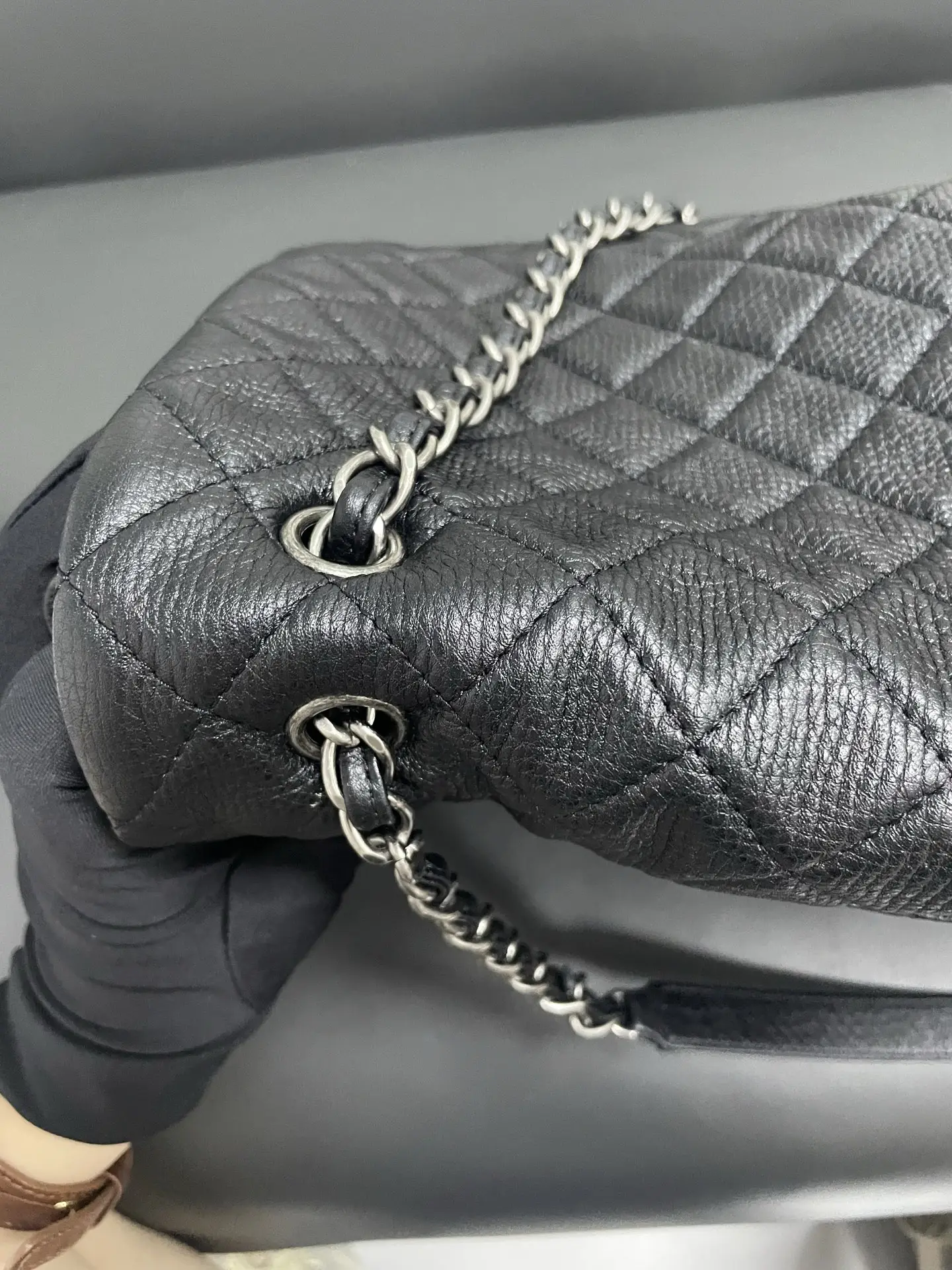 Chanel Black Calfskin Quilted XXL Travel Flap Bag New With Receipt Chanel Black Calfskin Quilted XXL Travel Flap Bag New With Receipt