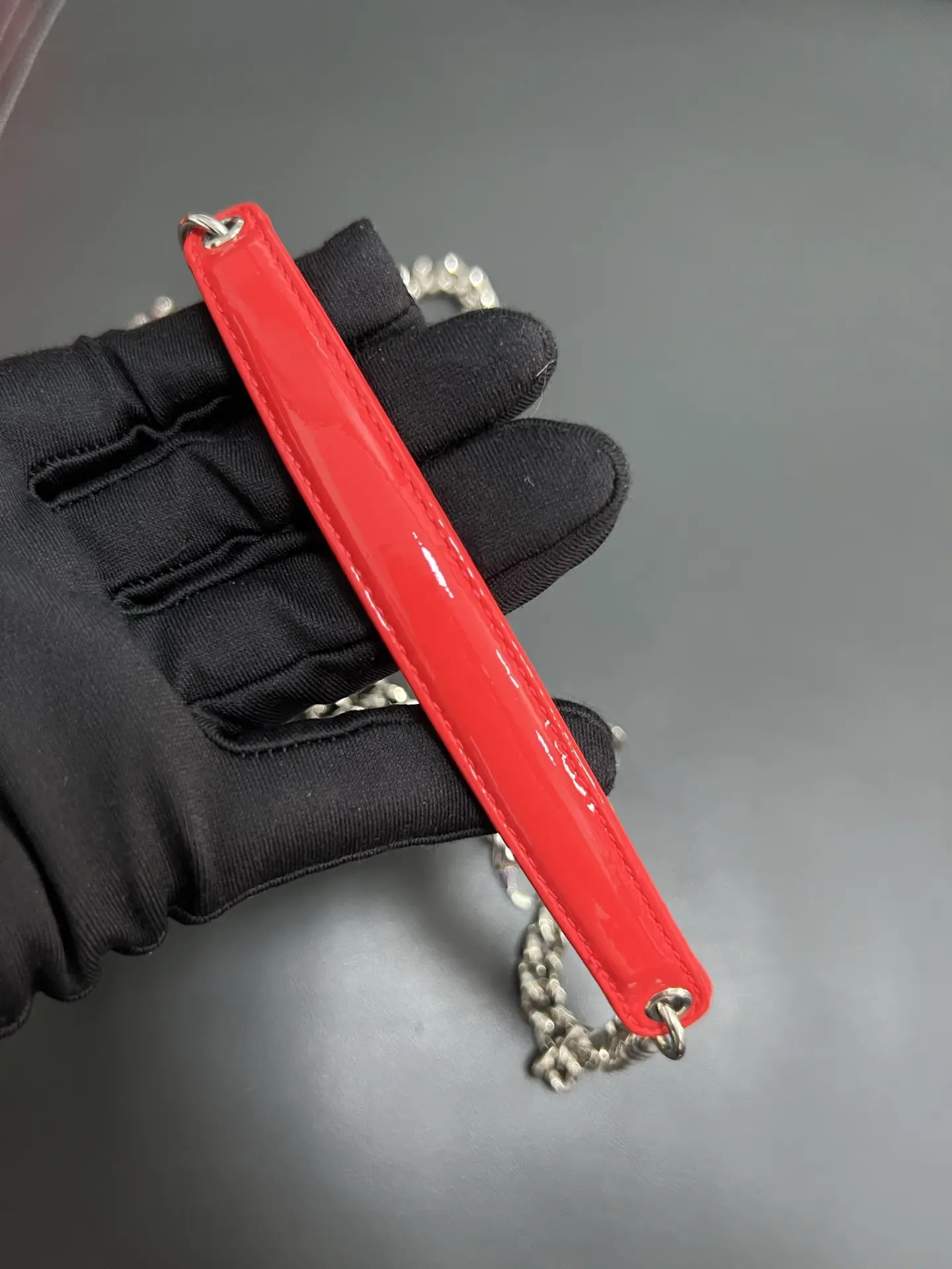 DIOR Christian Dior Miss Dior Chain Wallet Red DIOR Christian Dior Miss Dior Chain Wallet Red