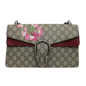 GUCCI Dionysus GG Superme Blooms Shoulder Bag