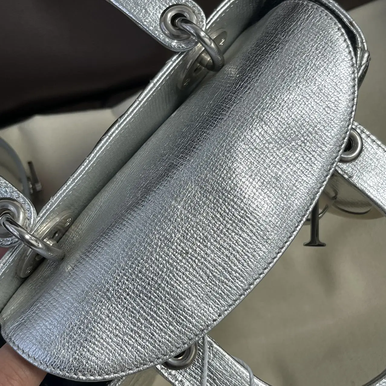 DIOR Small Lady Dior Metallic Grained Calfskin My ABC Bag DIOR Small Lady Dior Metallic Grained Calfskin My ABC Bag