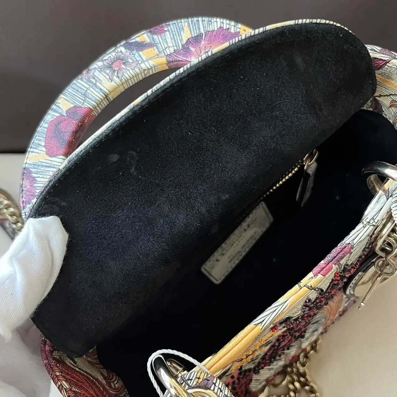 Dior Lady Dior Mini Bag Phoenix Print Dior Lady Dior Mini Bag Phoenix Print