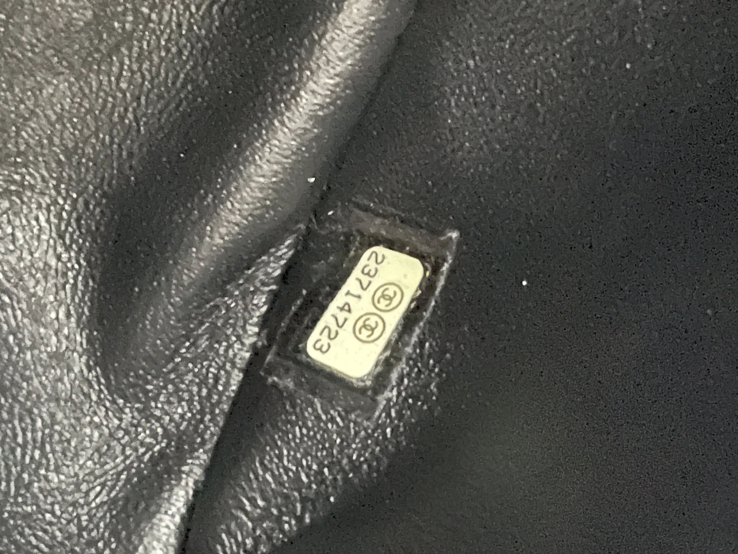 CHANEL Reversed Black Chevron Round Flap Bag CHANEL Reversed Black Chevron Round Flap Bag