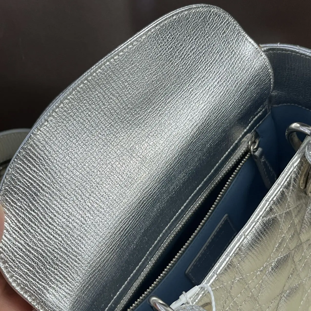 DIOR Small Lady Dior Metallic Grained Calfskin My ABC Bag DIOR Small Lady Dior Metallic Grained Calfskin My ABC Bag