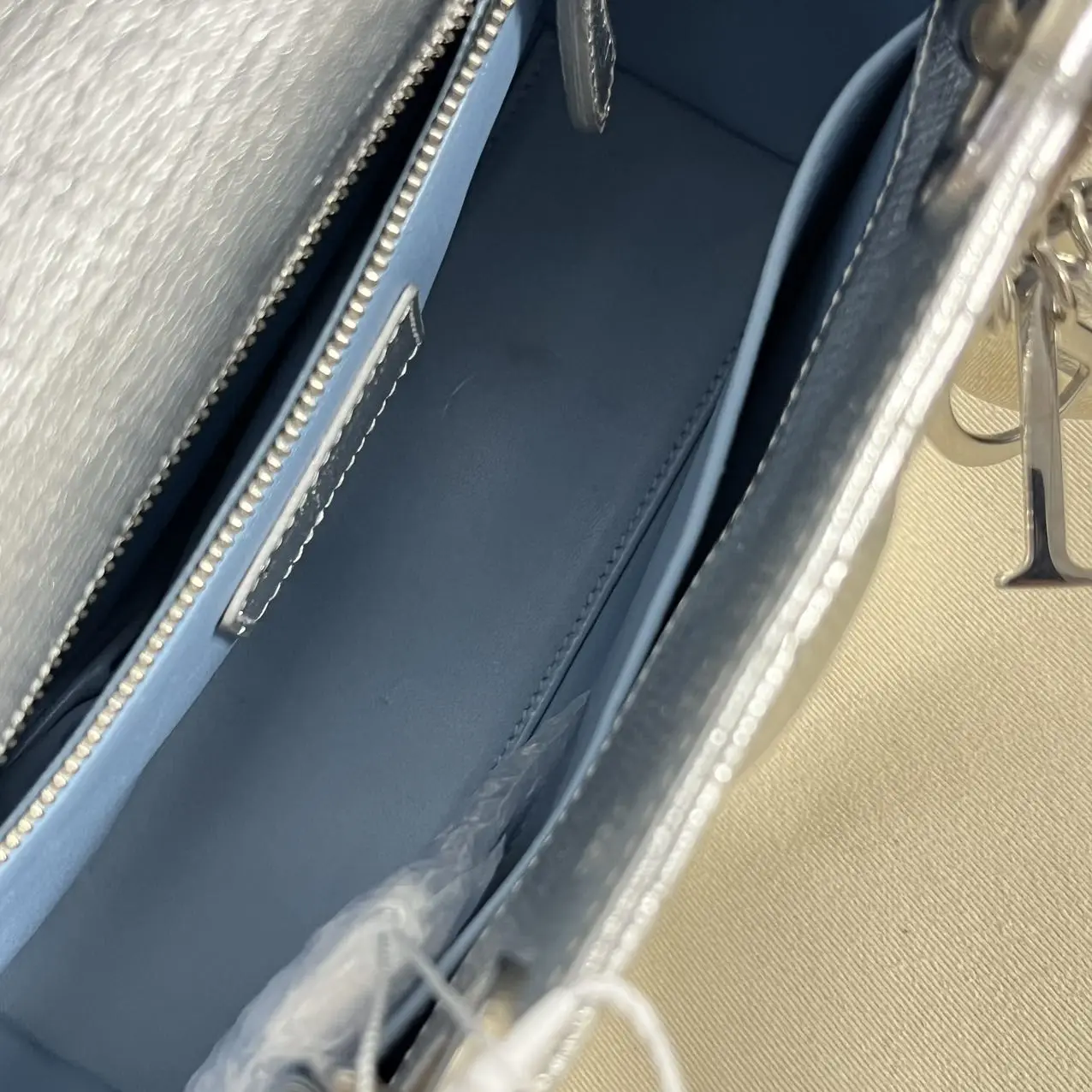 DIOR Small Lady Dior Metallic Grained Calfskin My ABC Bag DIOR Small Lady Dior Metallic Grained Calfskin My ABC Bag