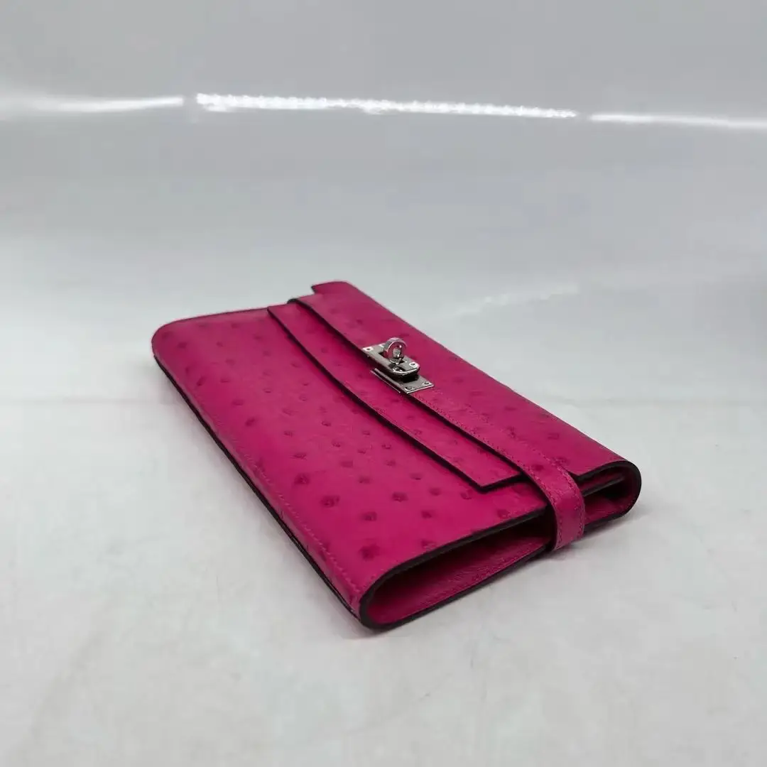 Hermès Kelly Long Money Holder E5 Rose Tyrien Hermès Kelly Long Money Holder E5 Rose Tyrien