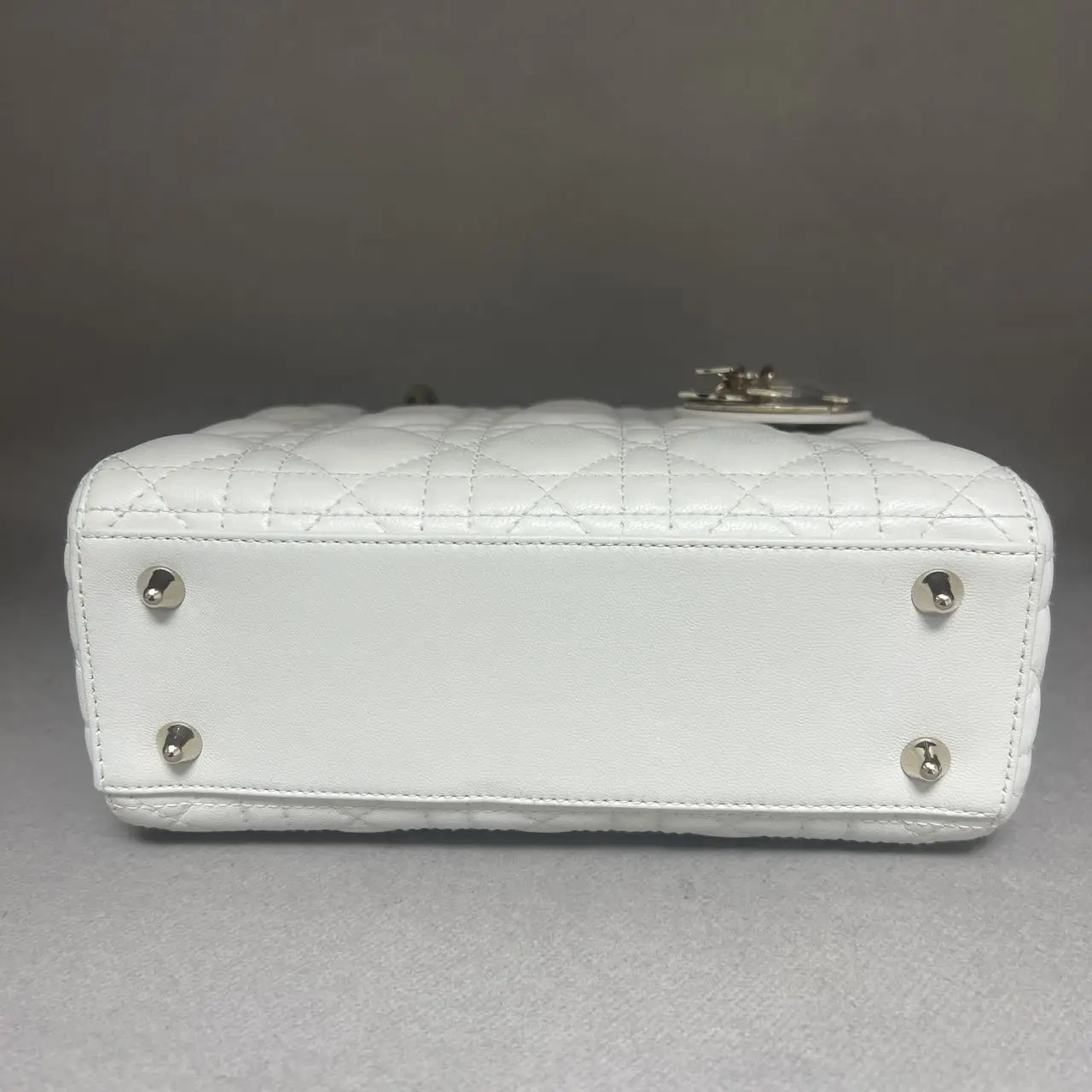 DIOR Small Lady Dior Bag White Lambskin DIOR Small Lady Dior Bag White Lambskin
