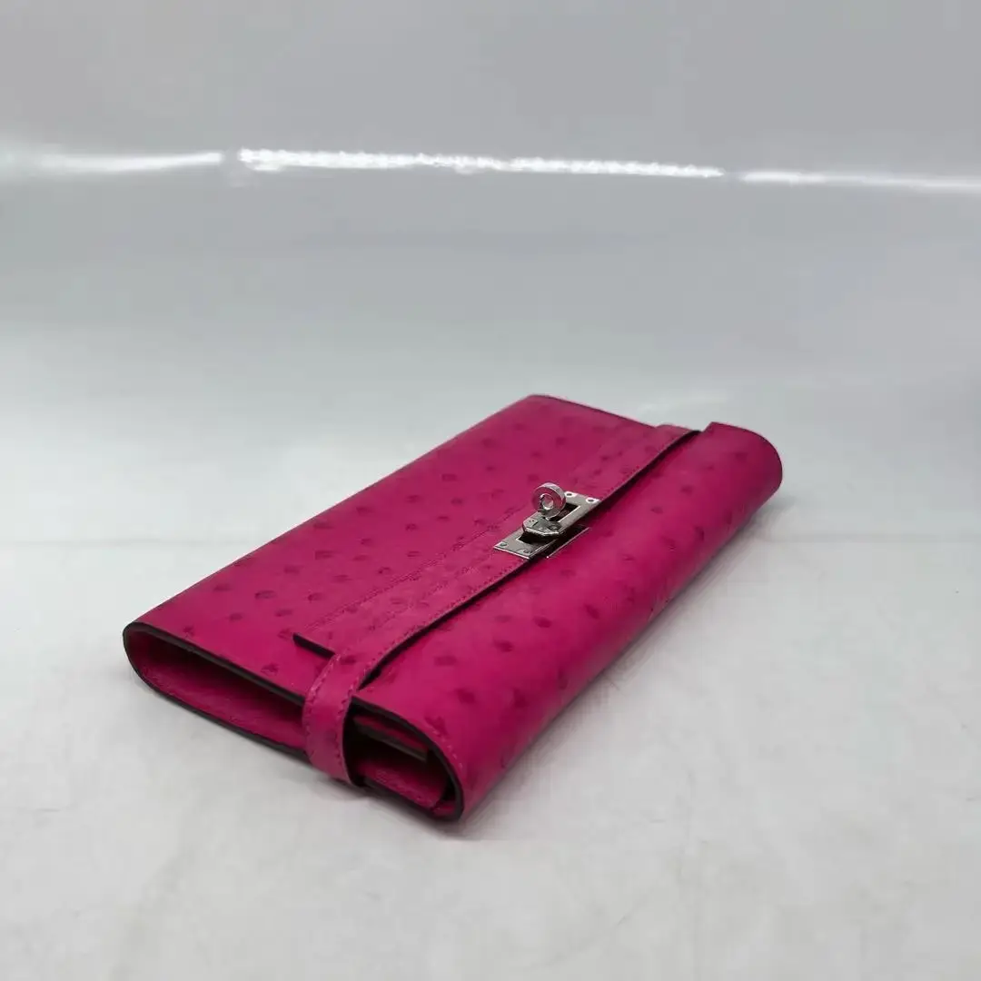 Hermès Kelly Long Money Holder E5 Rose Tyrien Hermès Kelly Long Money Holder E5 Rose Tyrien