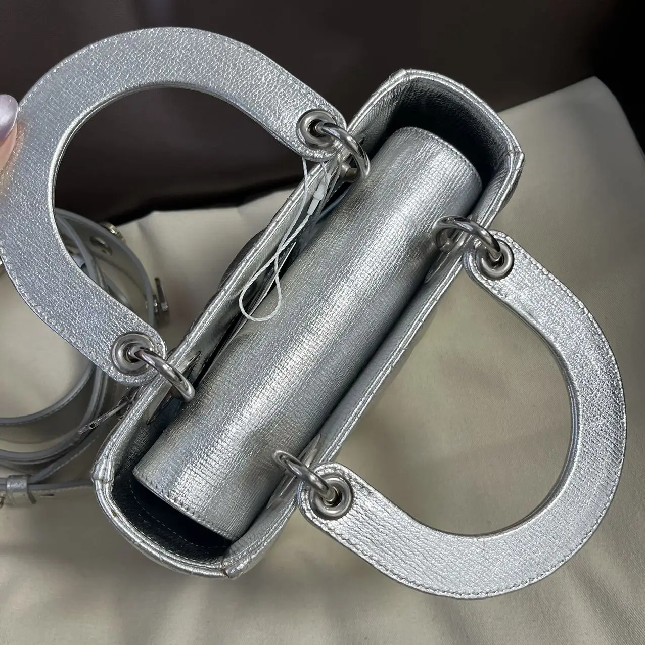 DIOR Small Lady Dior Metallic Grained Calfskin My ABC Bag DIOR Small Lady Dior Metallic Grained Calfskin My ABC Bag