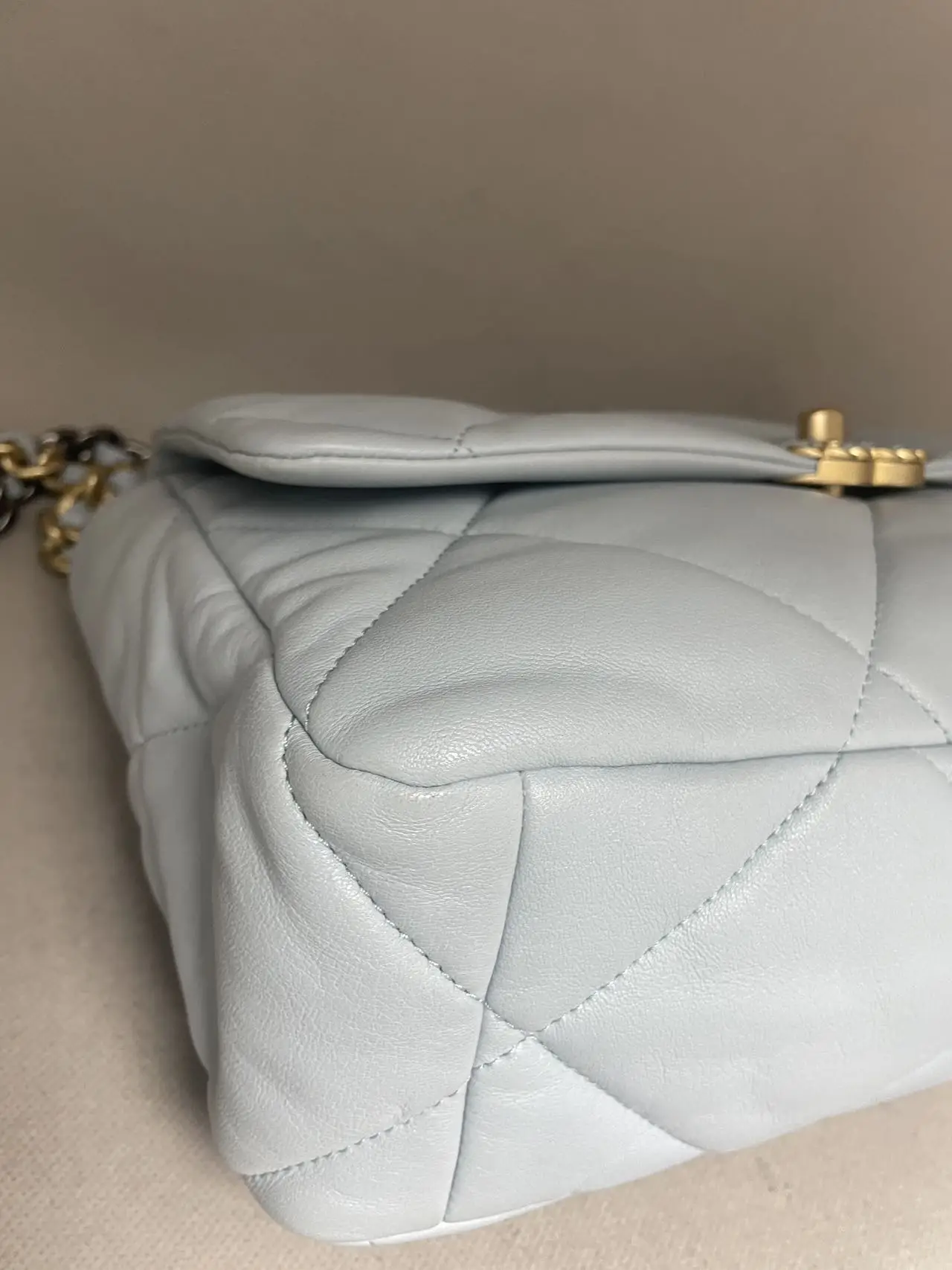 CHANEL 19 Flap Baby Blue Bag CHANEL 19 Flap Baby Blue Bag