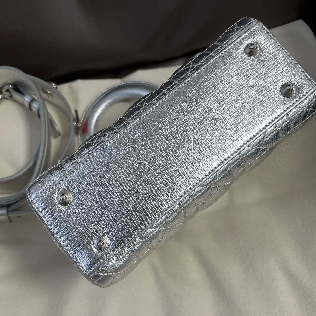 DIOR Small Lady Dior Metallic Grained Calfskin My ABC Bag DIOR Small Lady Dior Metallic Grained Calfskin My ABC Bag