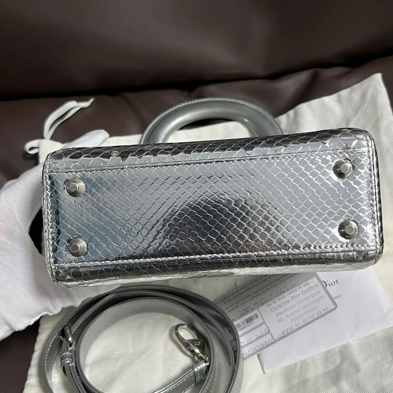 DIOR Mini Lady Dior Bag Python Leather Limited Version DIOR Mini Lady Dior Bag Python Leather Limited Version