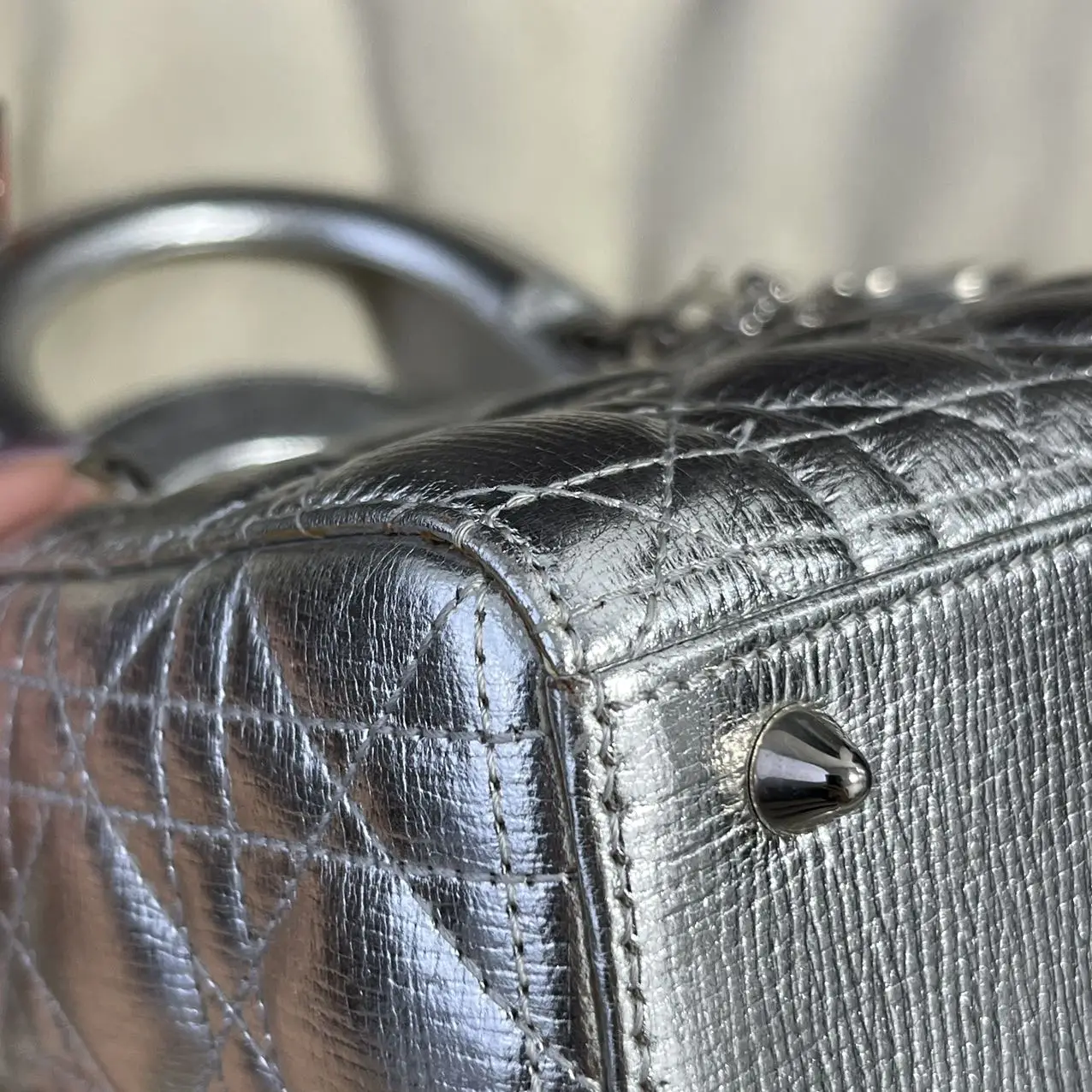 DIOR Small Lady Dior Metallic Grained Calfskin My ABC Bag DIOR Small Lady Dior Metallic Grained Calfskin My ABC Bag