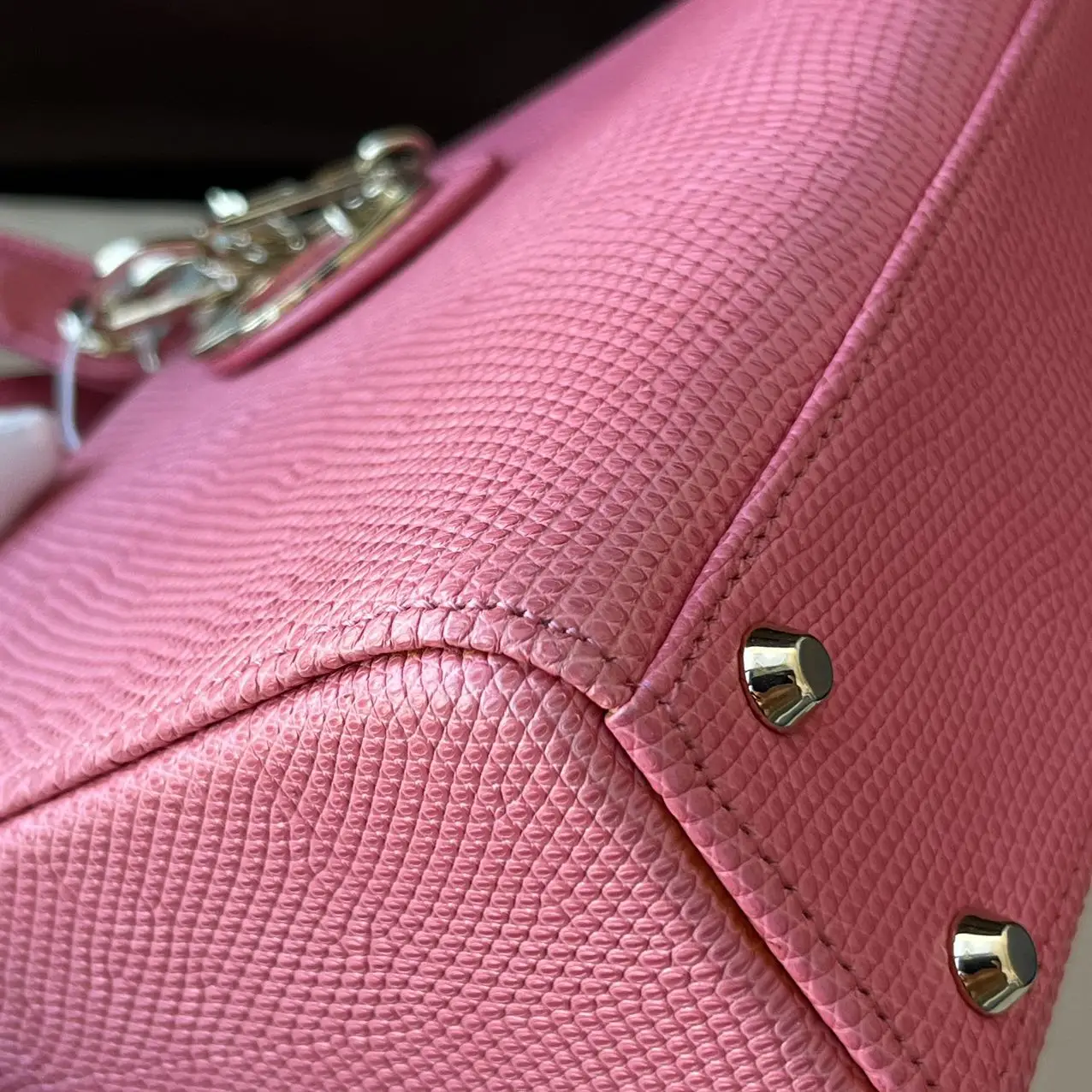 DIOR Mini Lady Dior Pink Python Leather Bag DIOR Mini Lady Dior Pink Python Leather Bag