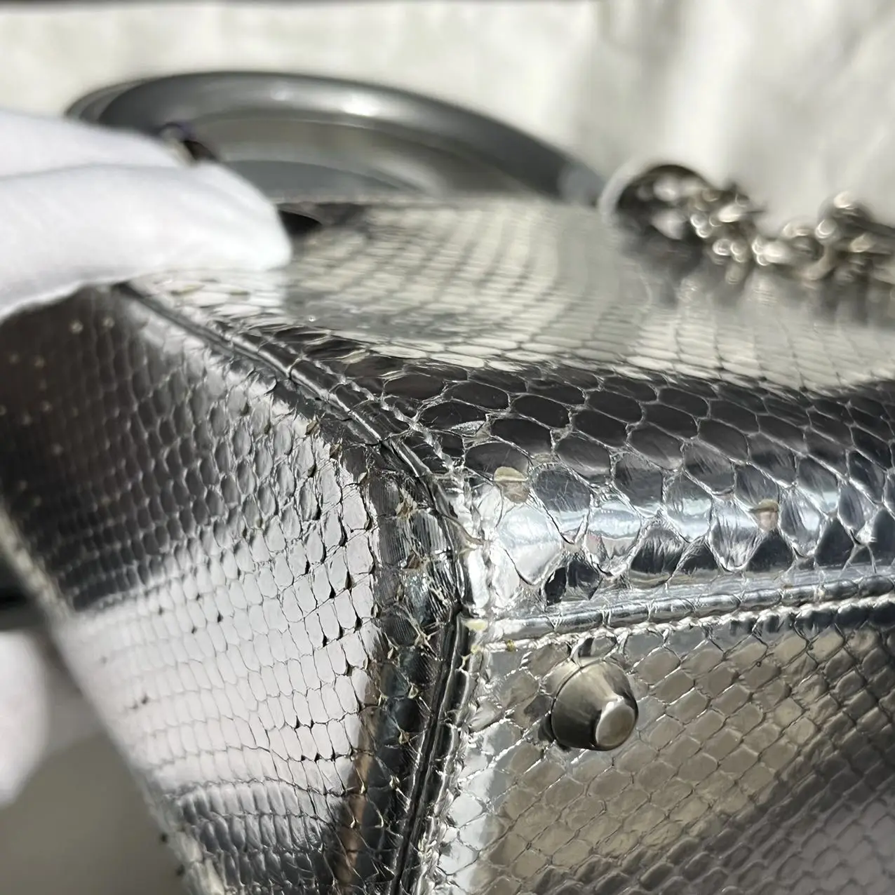 DIOR Mini Lady Dior Bag Python Leather Limited Version DIOR Mini Lady Dior Bag Python Leather Limited Version