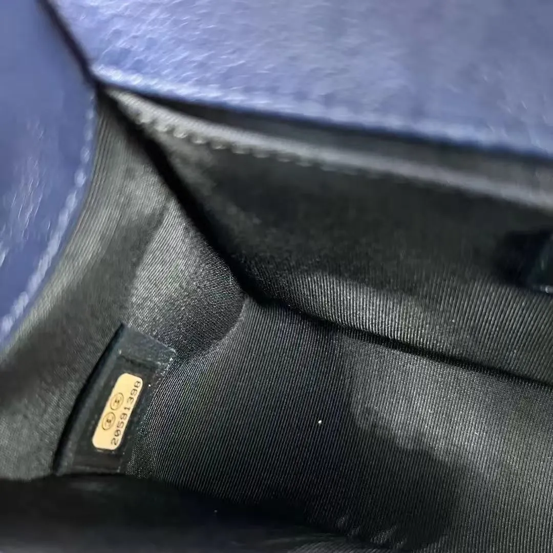 CHANEL Small Boy Bag Blue CHANEL Small Boy Bag Blue