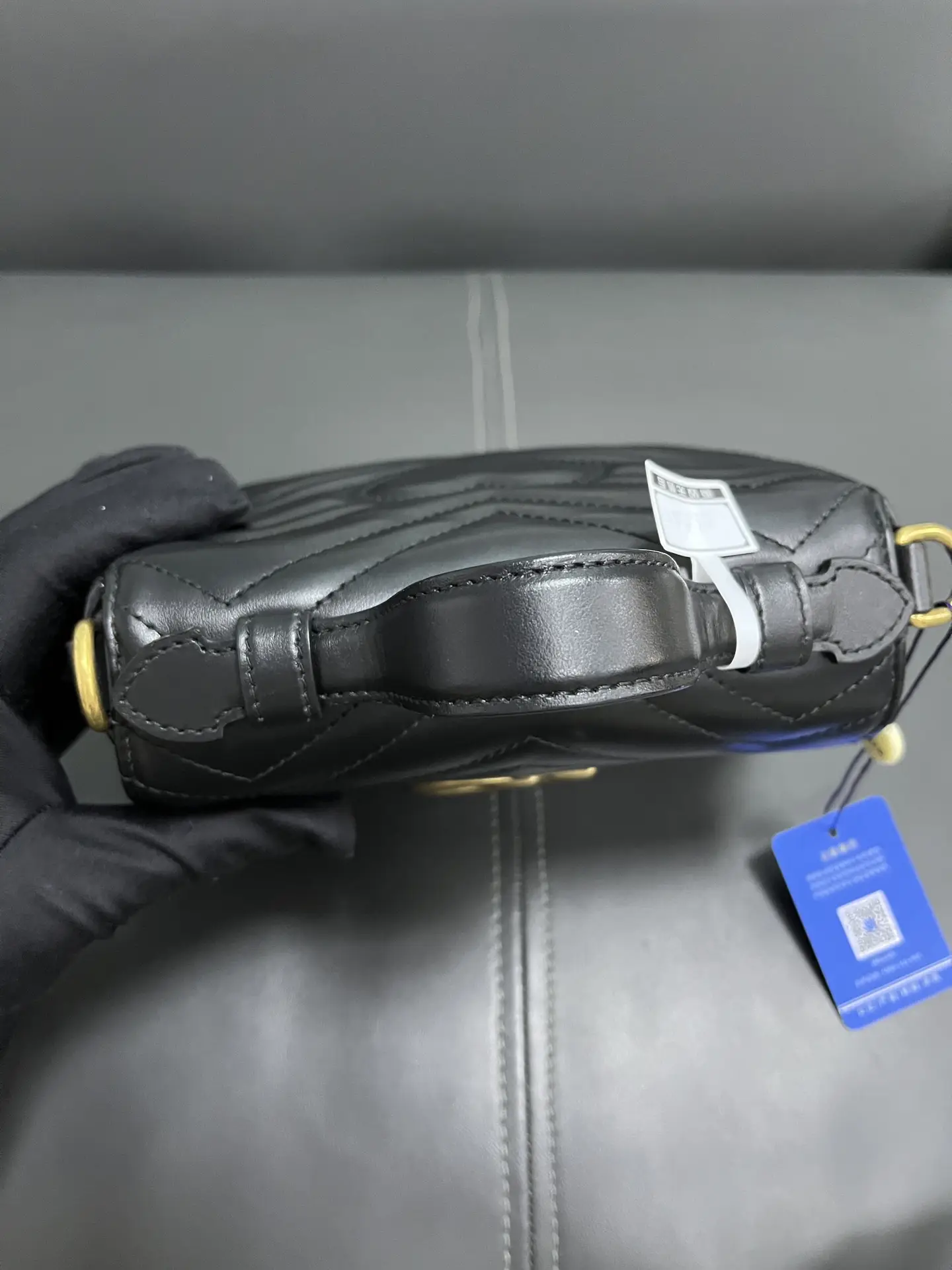 GUCCI GG Marmont Small Top Handle Bag GUCCI GG Marmont Small Top Handle Bag