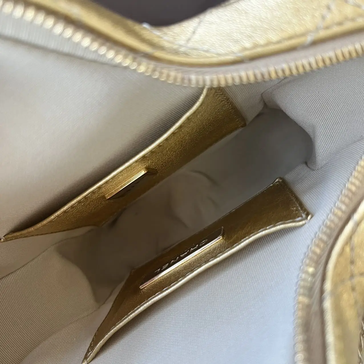 CHANEL Gold Quilted Lambskin Walk of Fame Star Bag CHANEL Gold Quilted Lambskin Walk of Fame Star Bag