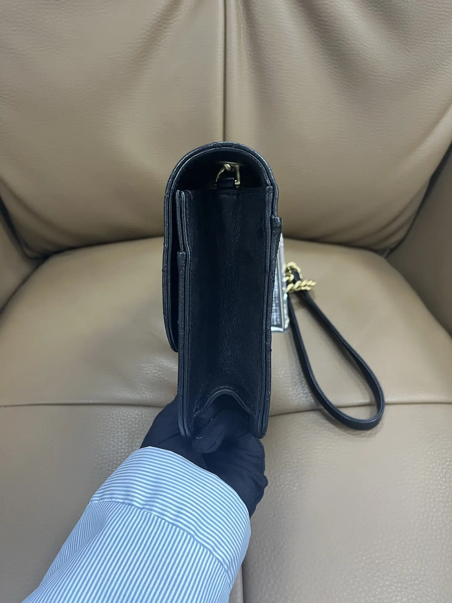 Chanel Coco Mark Chain Shoulder Bag Black Chanel Coco Mark Chain Shoulder Bag Black