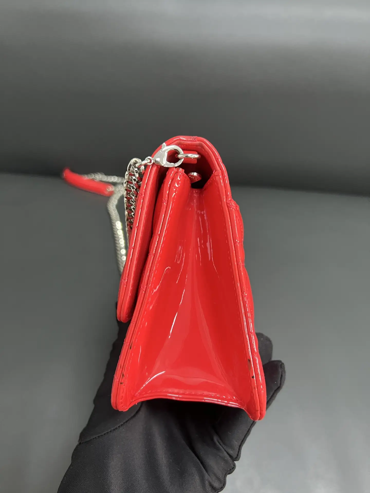 DIOR Christian Dior Miss Dior Chain Wallet Red DIOR Christian Dior Miss Dior Chain Wallet Red