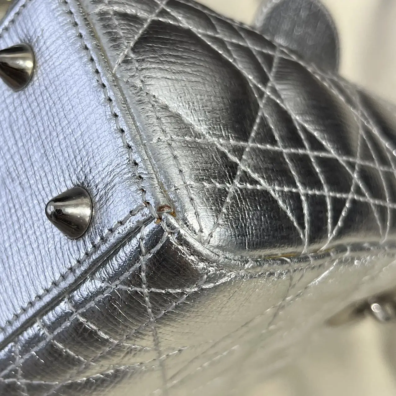 DIOR Small Lady Dior Metallic Grained Calfskin My ABC Bag DIOR Small Lady Dior Metallic Grained Calfskin My ABC Bag