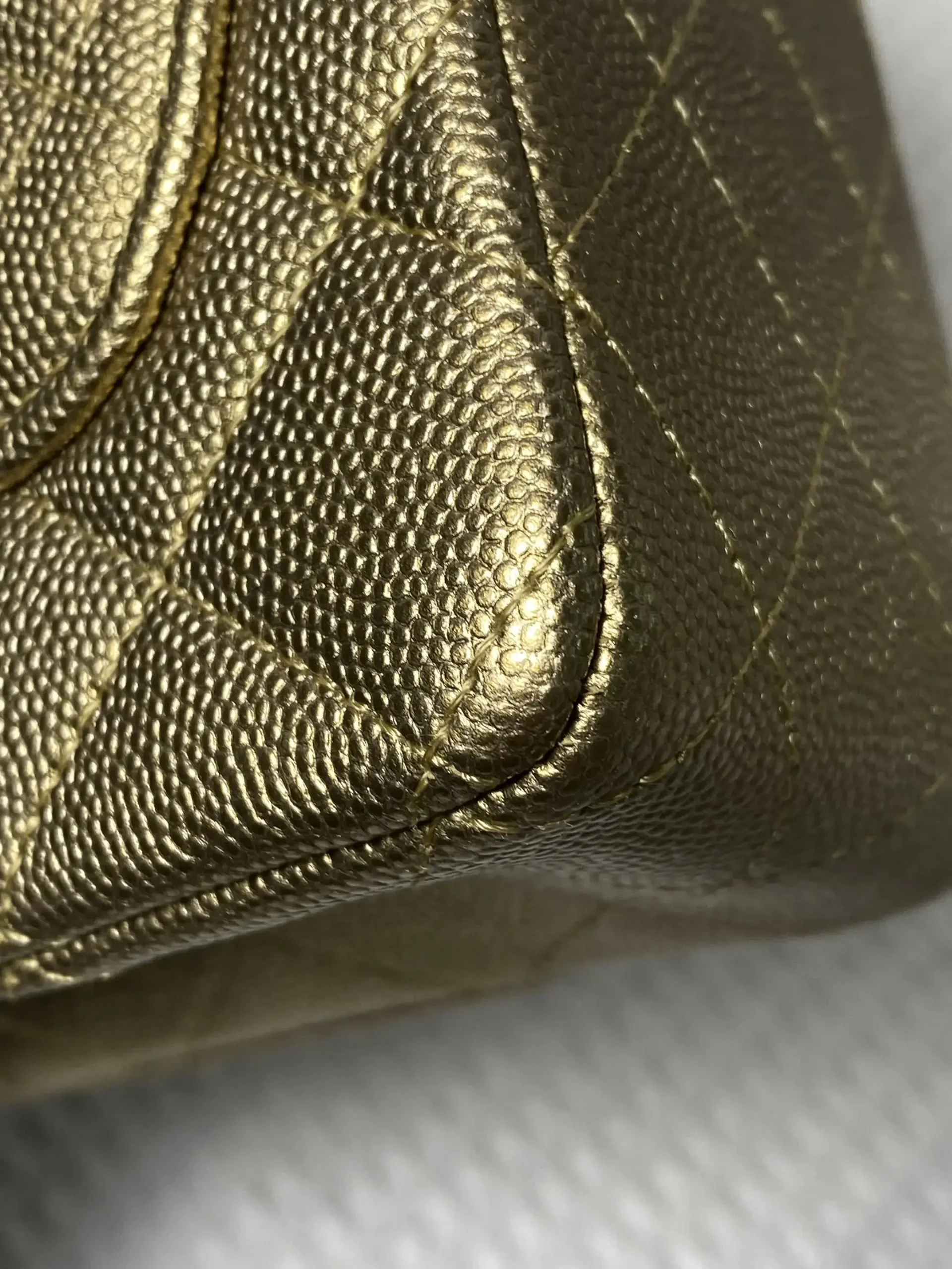 CHANEL Mini Rectangular Classic Top Handle Flap Bag Gold Lambskin CHANEL Mini Rectangular Classic Top Handle Flap Bag Gold Lambskin