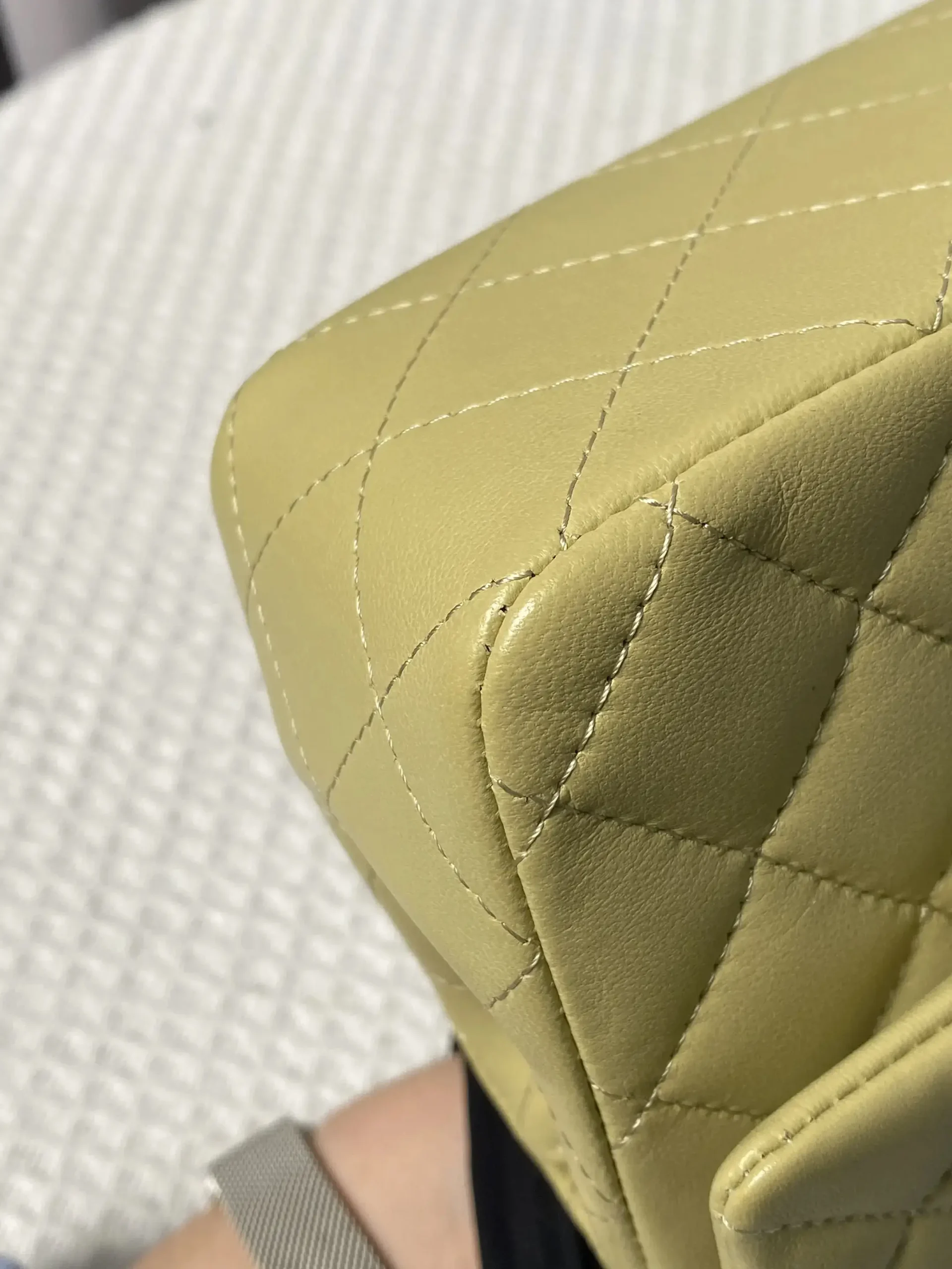 Chanel Mini Rectangular Classic Top Handle Flap Bag Yellow Lambskin Chanel Mini Rectangular Classic Top Handle Flap Bag Yellow Lambskin