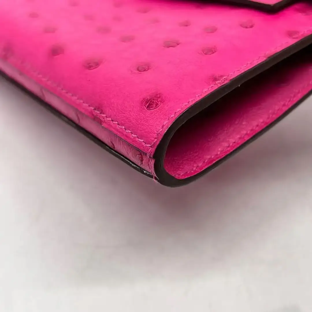 Hermès Kelly Long Money Holder E5 Rose Tyrien Hermès Kelly Long Money Holder E5 Rose Tyrien