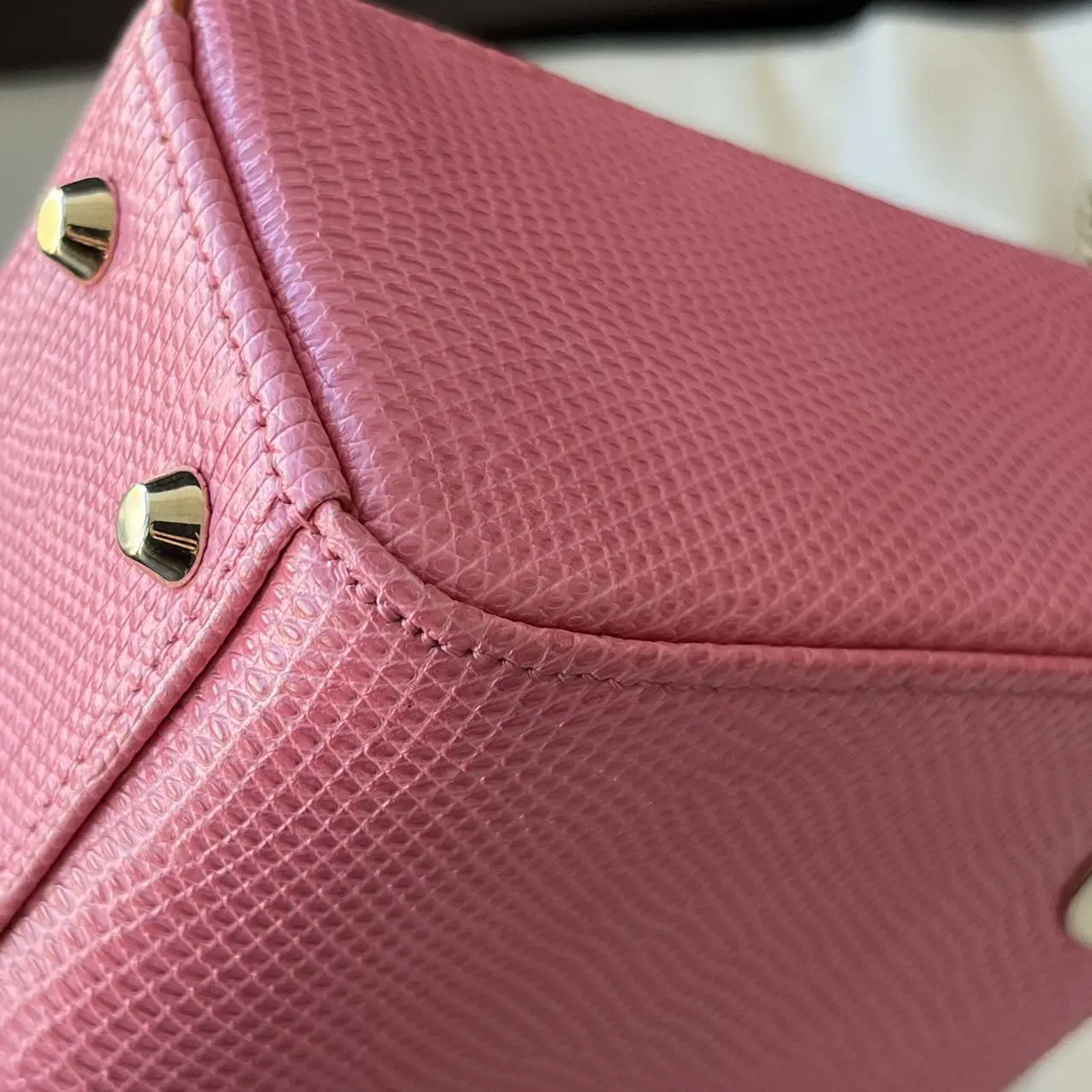 DIOR Mini Lady Dior Pink Python Leather Bag DIOR Mini Lady Dior Pink Python Leather Bag