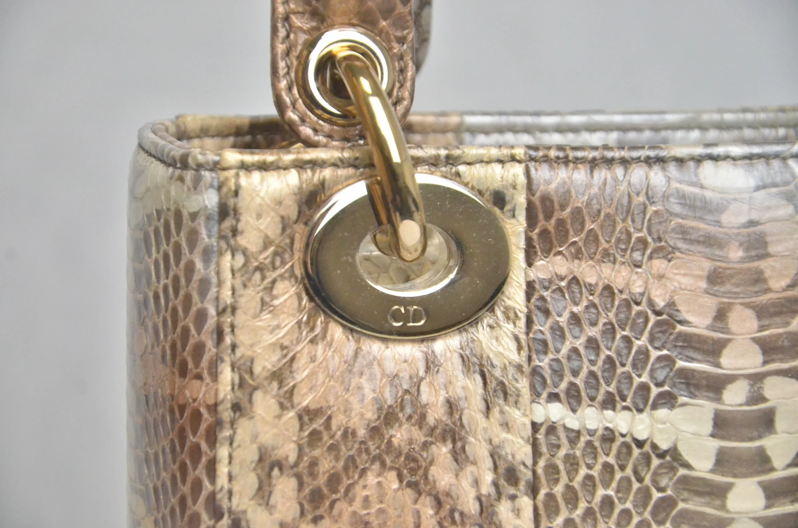 DIOR Mini Lady Dior Bag Python Leather Limited DIOR Mini Lady Dior Bag Python Leather Limited