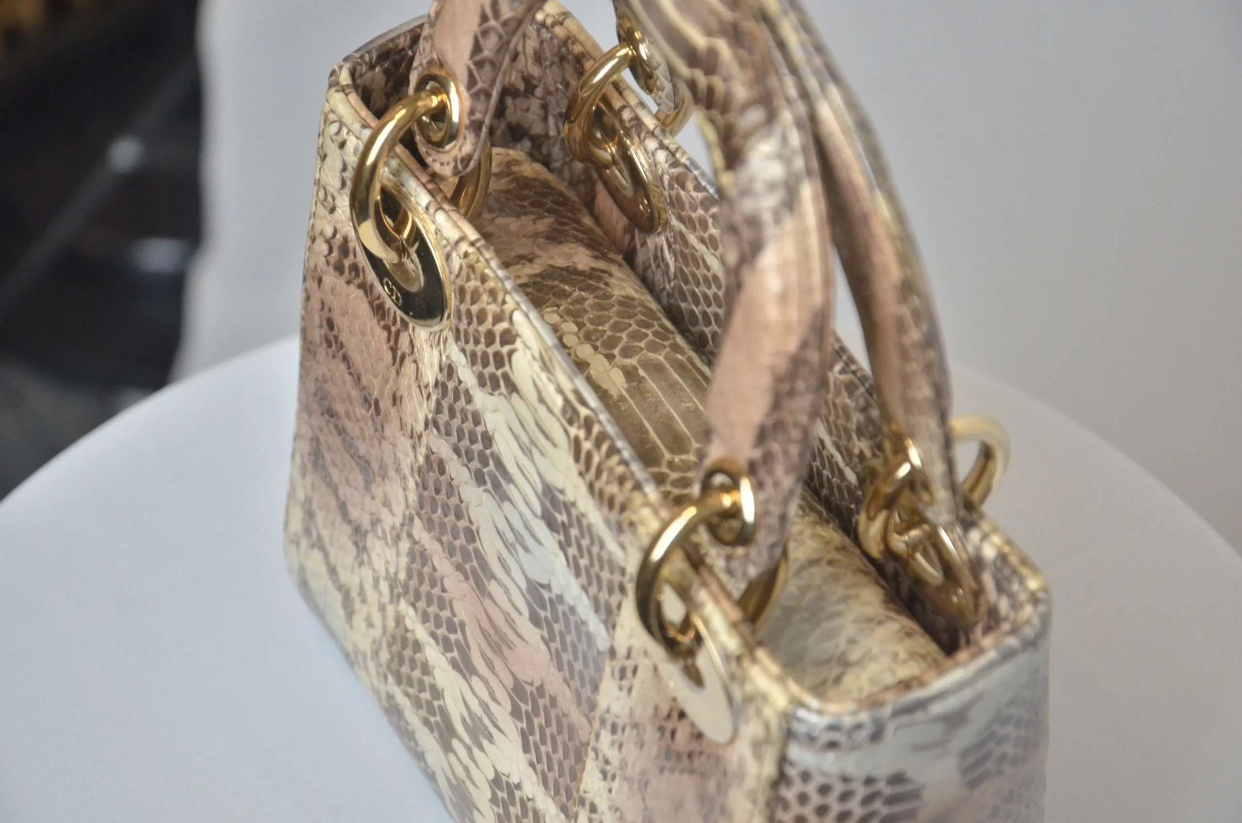 DIOR Mini Lady Dior Bag Python Leather Limited DIOR Mini Lady Dior Bag Python Leather Limited