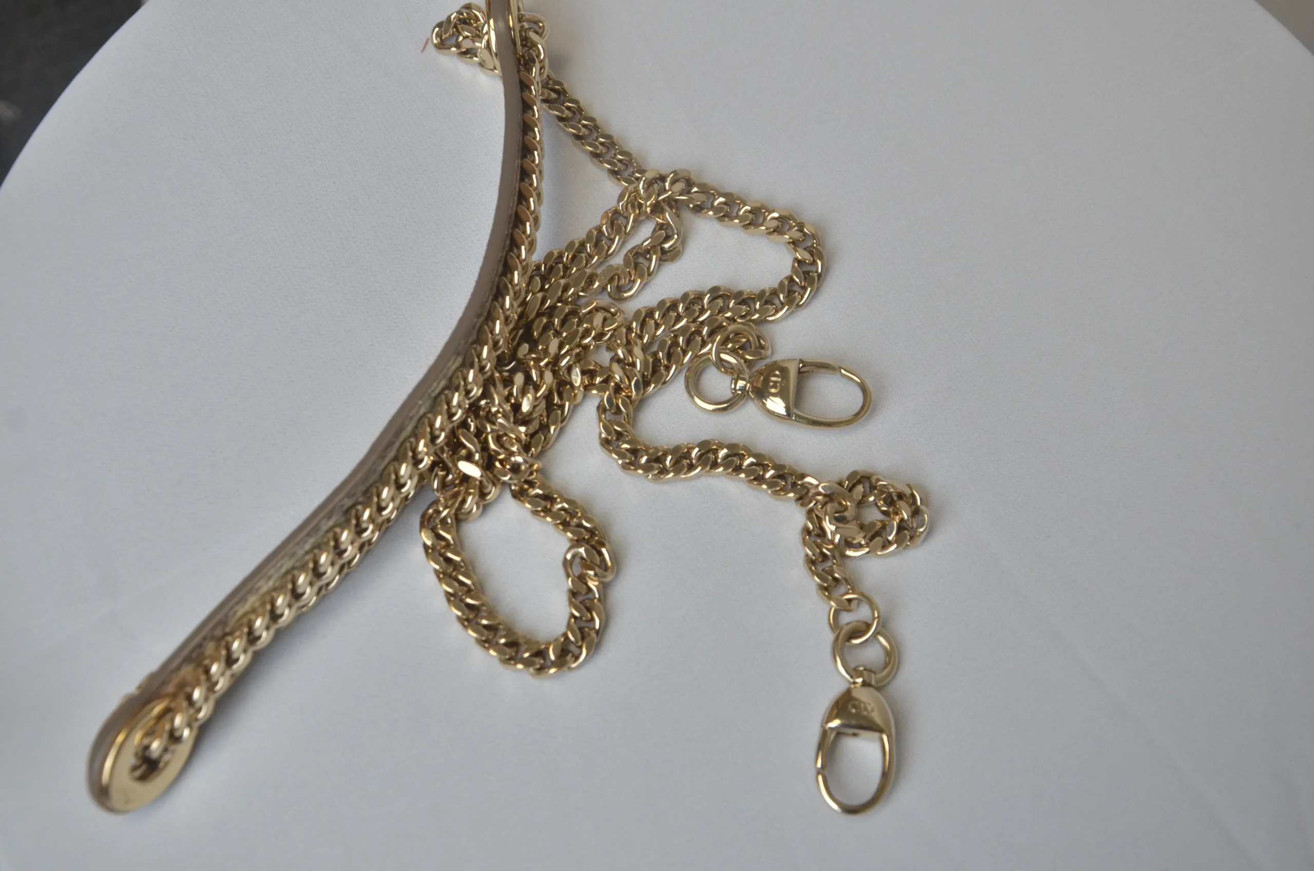 DIOR Mini Lady Dior Bag Rose Gold Leather Limited Version DIOR Mini Lady Dior Bag Rose Gold Leather Limited Version