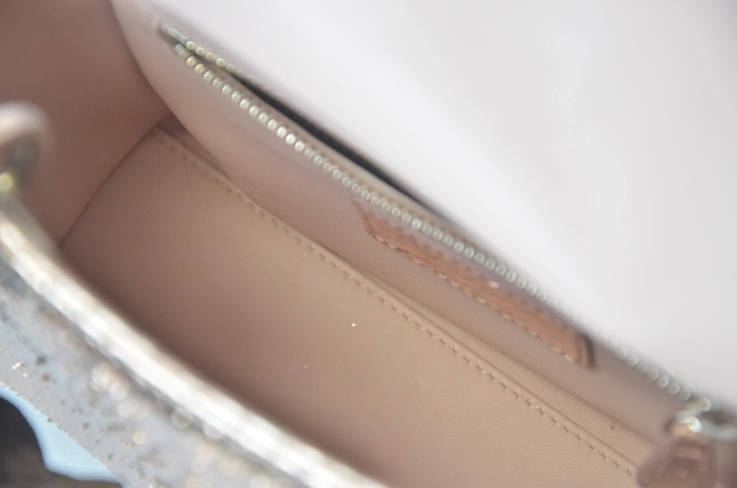 DIOR Mini Lady Dior Bag Rose Gold Leather Limited Version DIOR Mini Lady Dior Bag Rose Gold Leather Limited Version