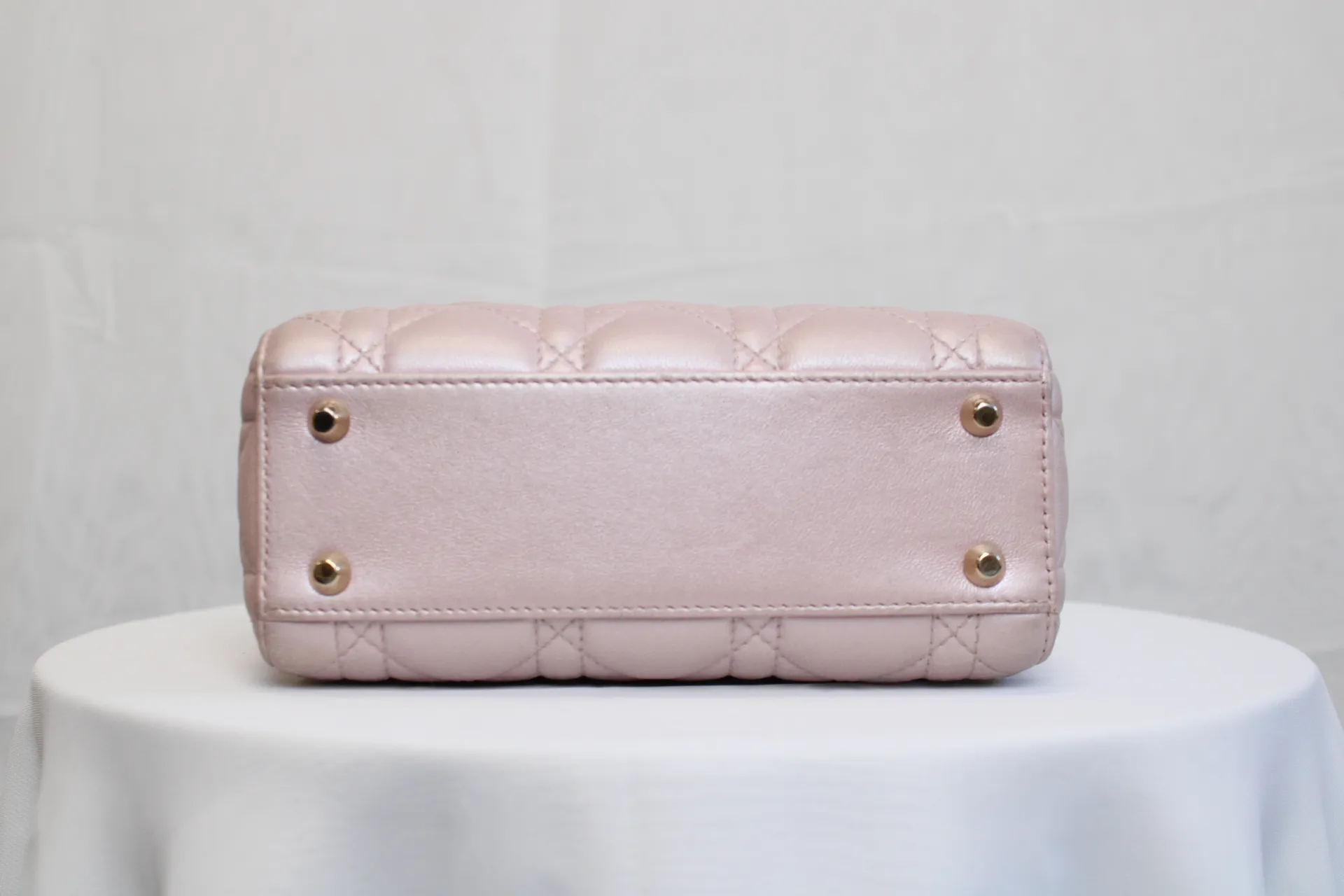 DIOR Mini Lady Dior Bag Pink Pearl Lambskin DIOR Mini Lady Dior Bag Pink Pearl Lambskin