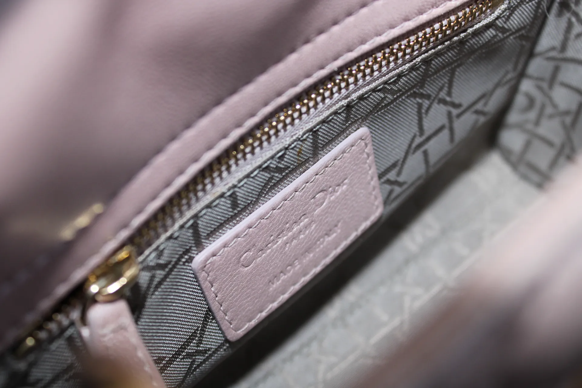 DIOR Mini Lady Dior Bag Pink Pearl Lambskin DIOR Mini Lady Dior Bag Pink Pearl Lambskin