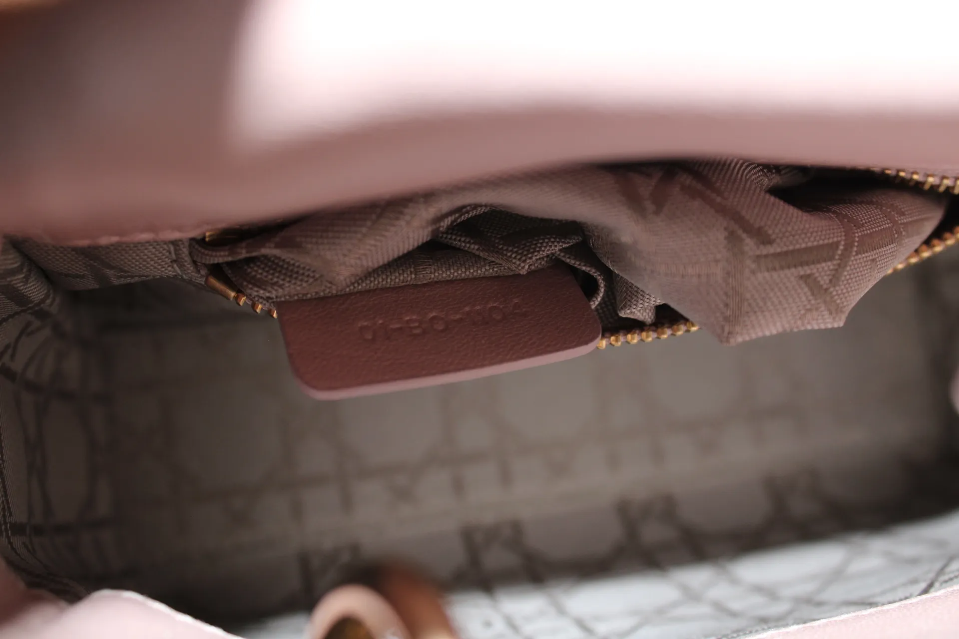 DIOR Mini Lady Dior Bag Pink Pearl Lambskin DIOR Mini Lady Dior Bag Pink Pearl Lambskin