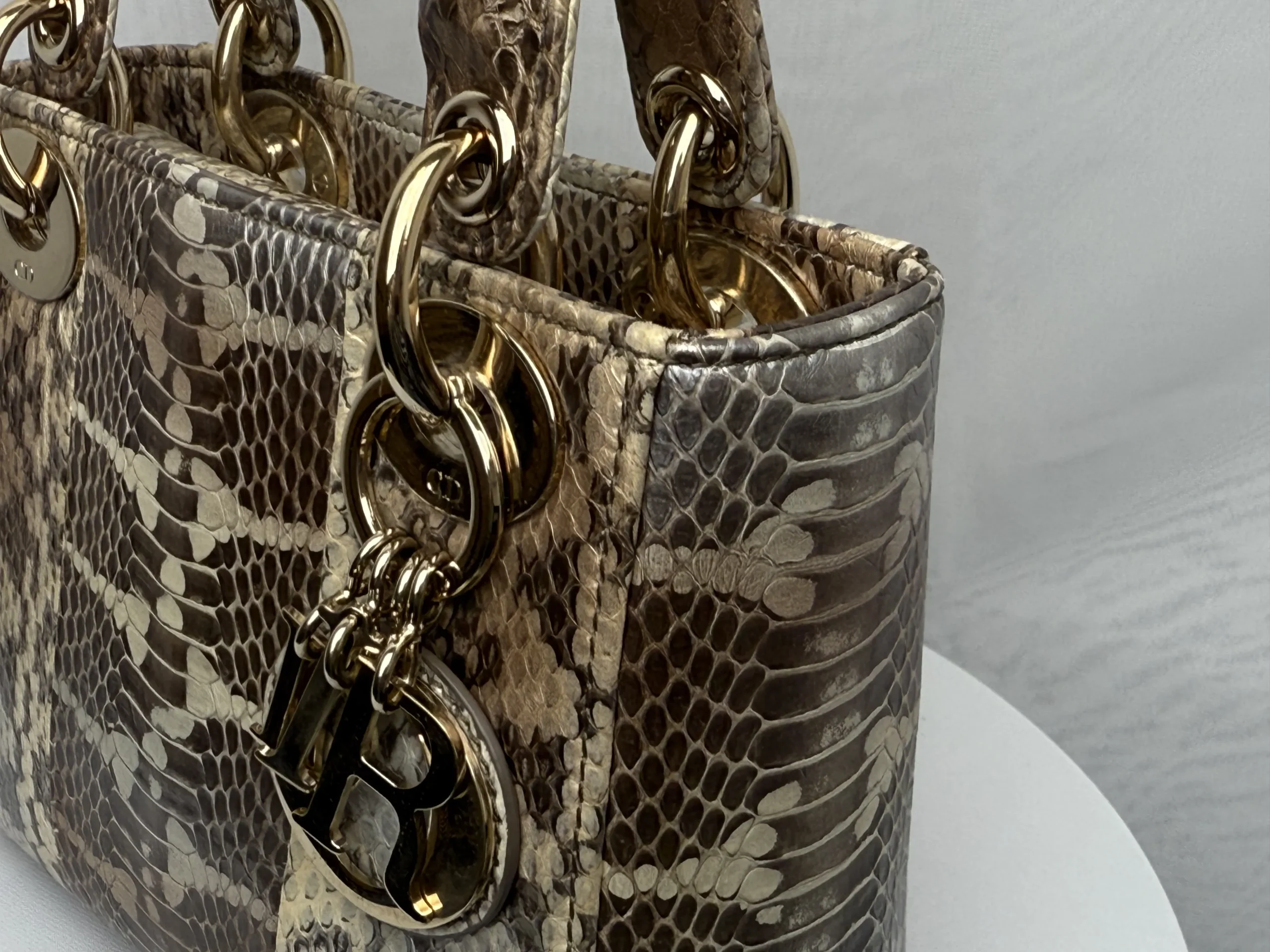 DIOR Mini Lady Dior Bag Python Leather Limited DIOR Mini Lady Dior Bag Python Leather Limited