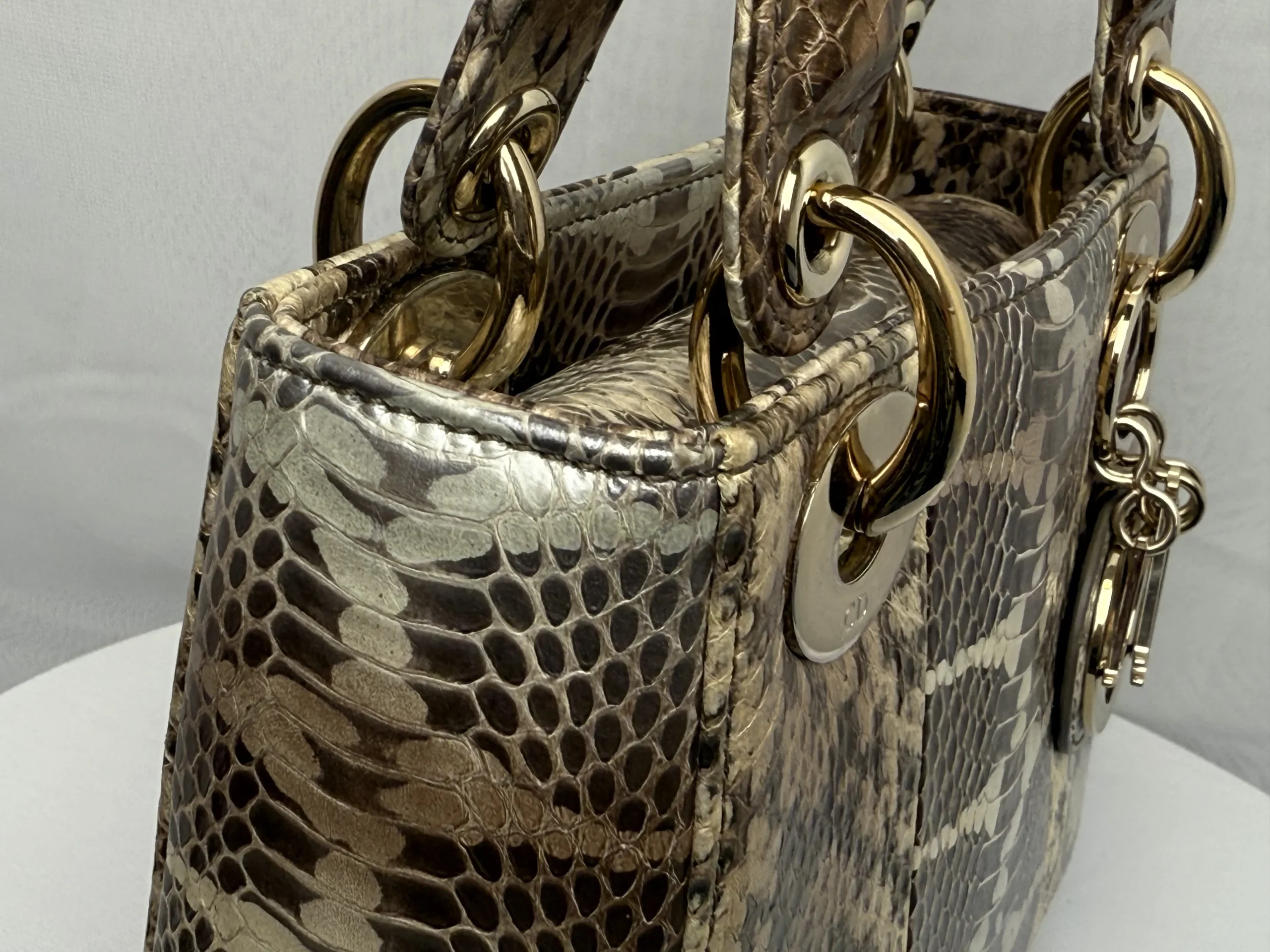 DIOR Mini Lady Dior Bag Python Leather Limited DIOR Mini Lady Dior Bag Python Leather Limited