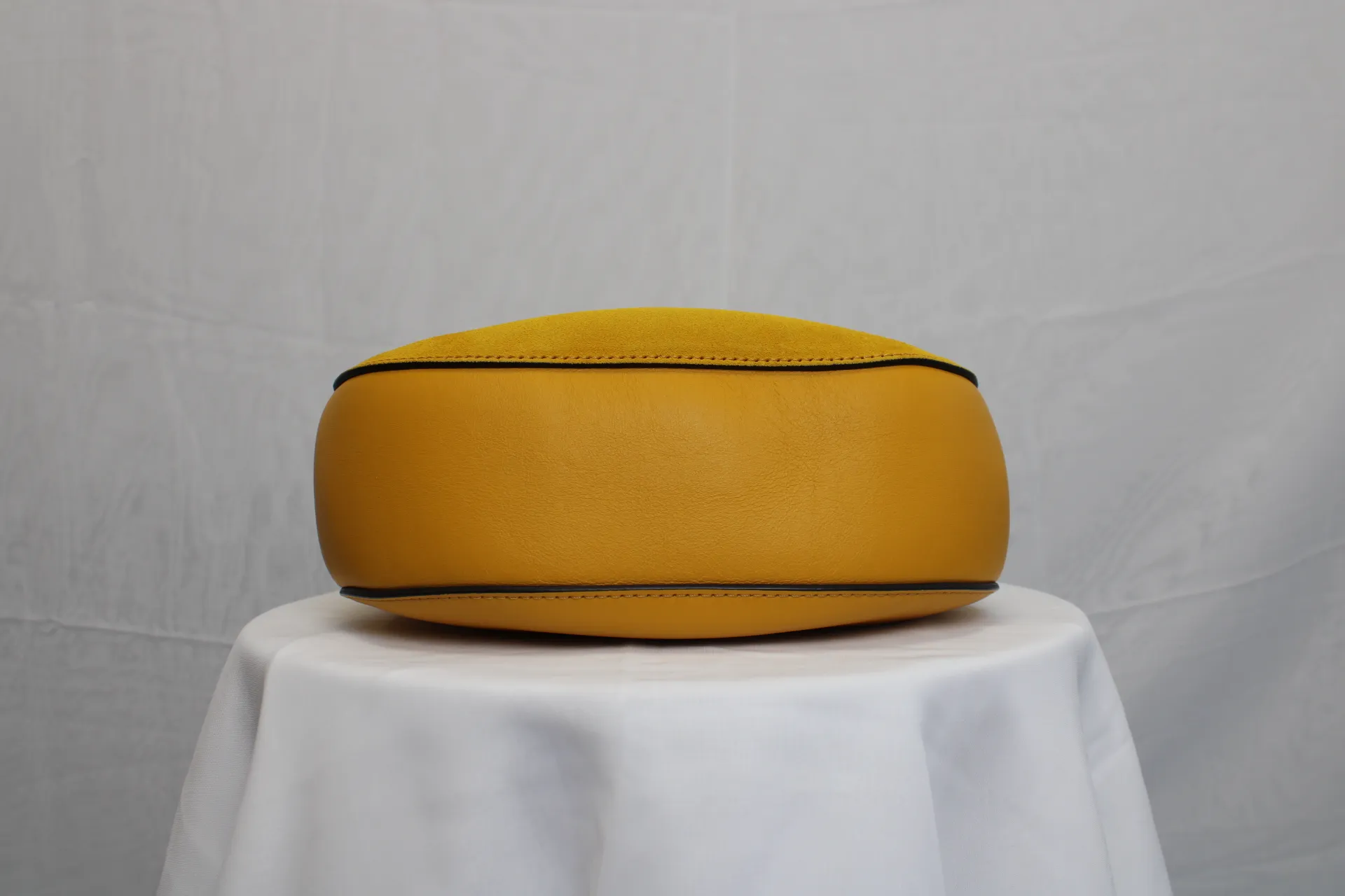 CHLOE Yellow/Beige Suede/Lambskin Leather Small Drew Bag CHLOE Yellow/Beige Suede/Lambskin Leather Small Drew Bag
