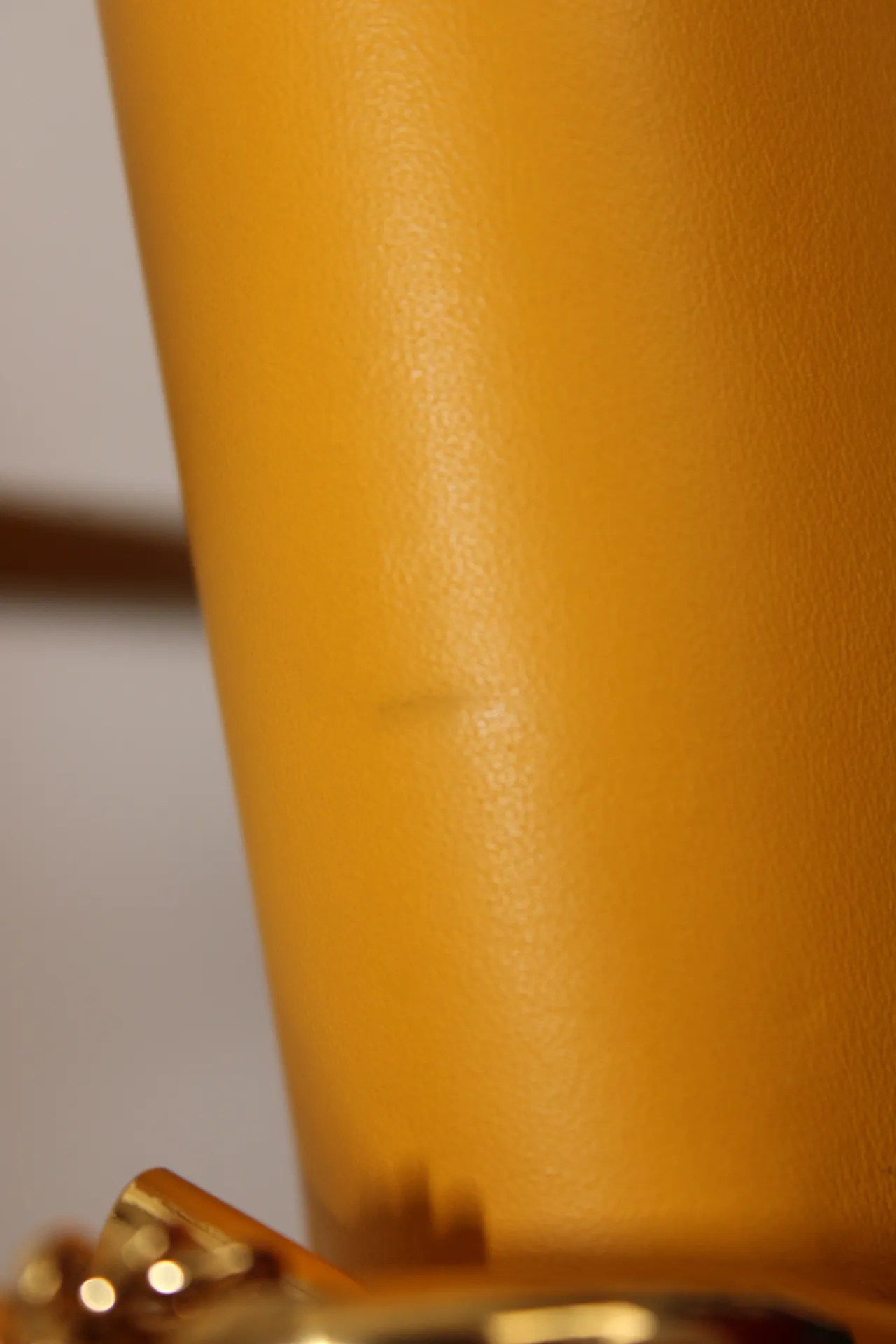 CHLOE Yellow/Beige Suede/Lambskin Leather Small Drew Bag CHLOE Yellow/Beige Suede/Lambskin Leather Small Drew Bag