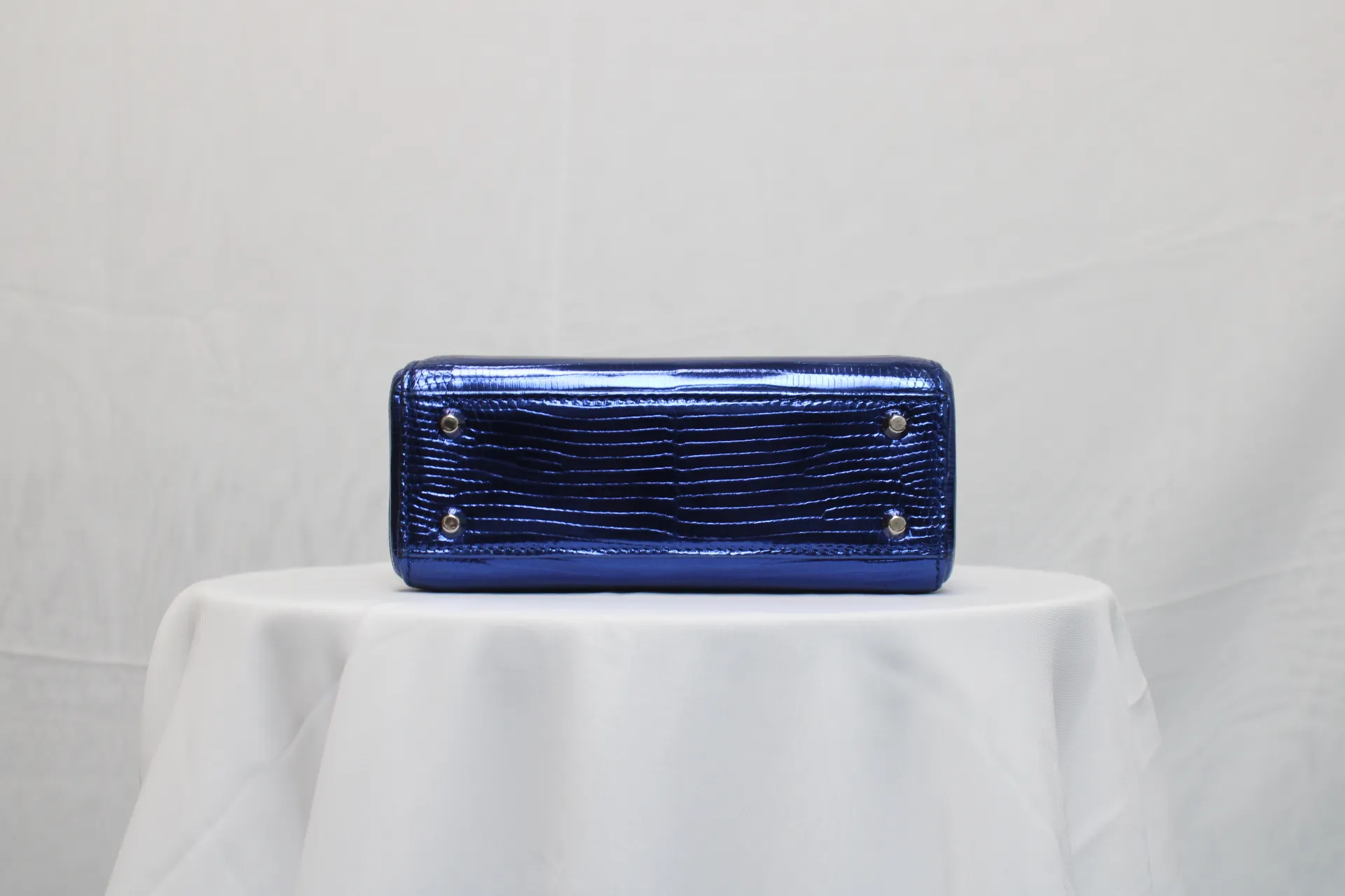 DIOR Mini Lady Dior Bag Blue Python Leather Limited Version DIOR Mini Lady Dior Bag Blue Python Leather Limited Version