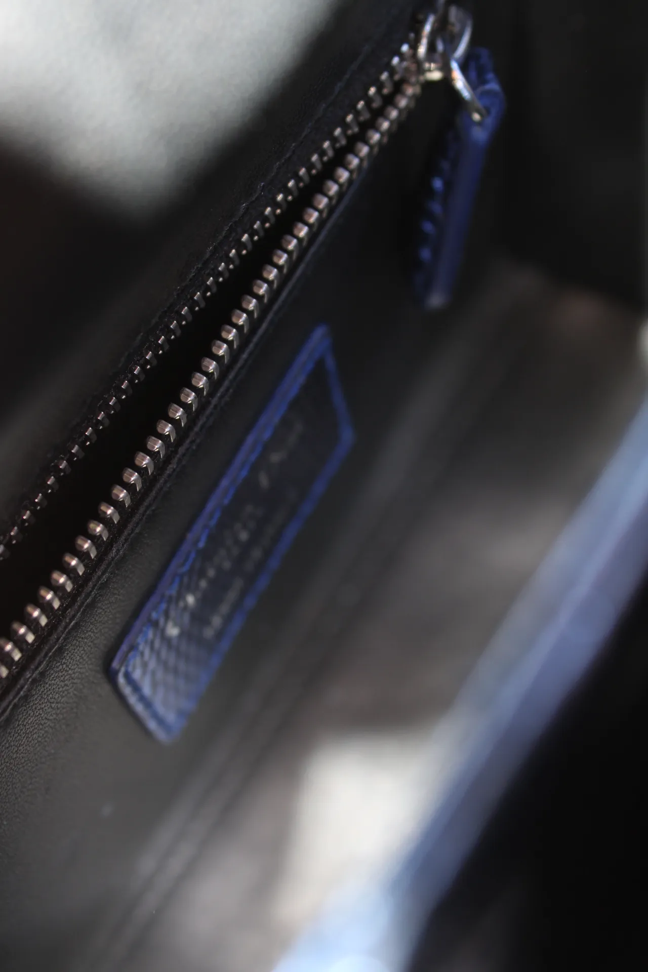 DIOR Mini Lady Dior Bag Blue Python Leather Limited Version DIOR Mini Lady Dior Bag Blue Python Leather Limited Version