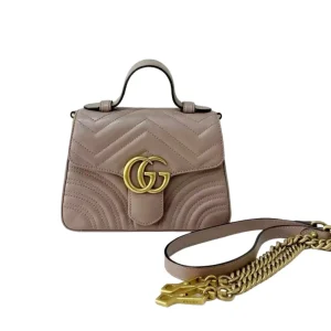 GUCCI GG Marmont Small Top Handle Bag