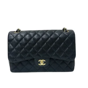 CHANEL Black Jumbo Classic Flap Bag