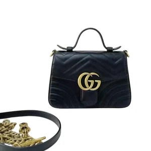 GUCCI GG Marmont Small Top Handle Bag