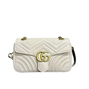 GUCCI GG Marmont Bag Medium White