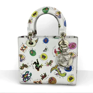 DIOR Lady Dior Printed Calfskin Mini Bag